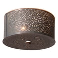 thumbnail image 1 of Irvins Country Tinware Irvin's Country Tinware Round Ceiling Light with Chisel in Country Tin, 1 of 3