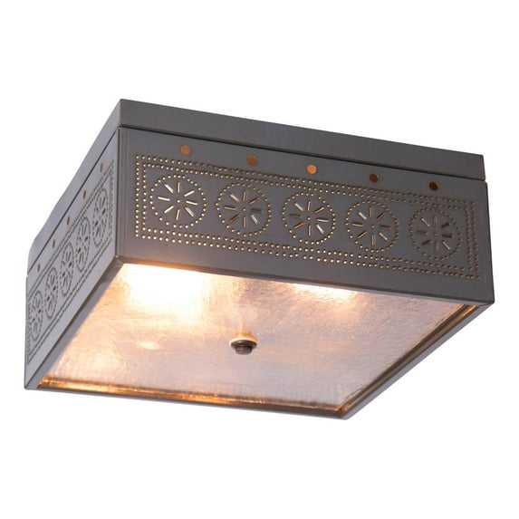 Irvins Country Tinware Irvin's Country Tinware Square Ceiling Light