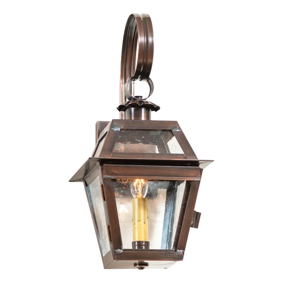 Irvins Country Tinware Jr. Town Crier Outdoor Wall Light Aged Copper