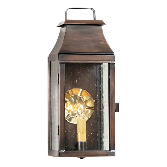 Irvins Country Tinware Valley Forge Wall Light in Antique Copper - 1 Light - Tinware