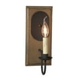thumbnail image 1 of Irvins Country Tinware Wilcrest Wall Sconce Textured Pearwood Finish 12 inches, 1 of 3