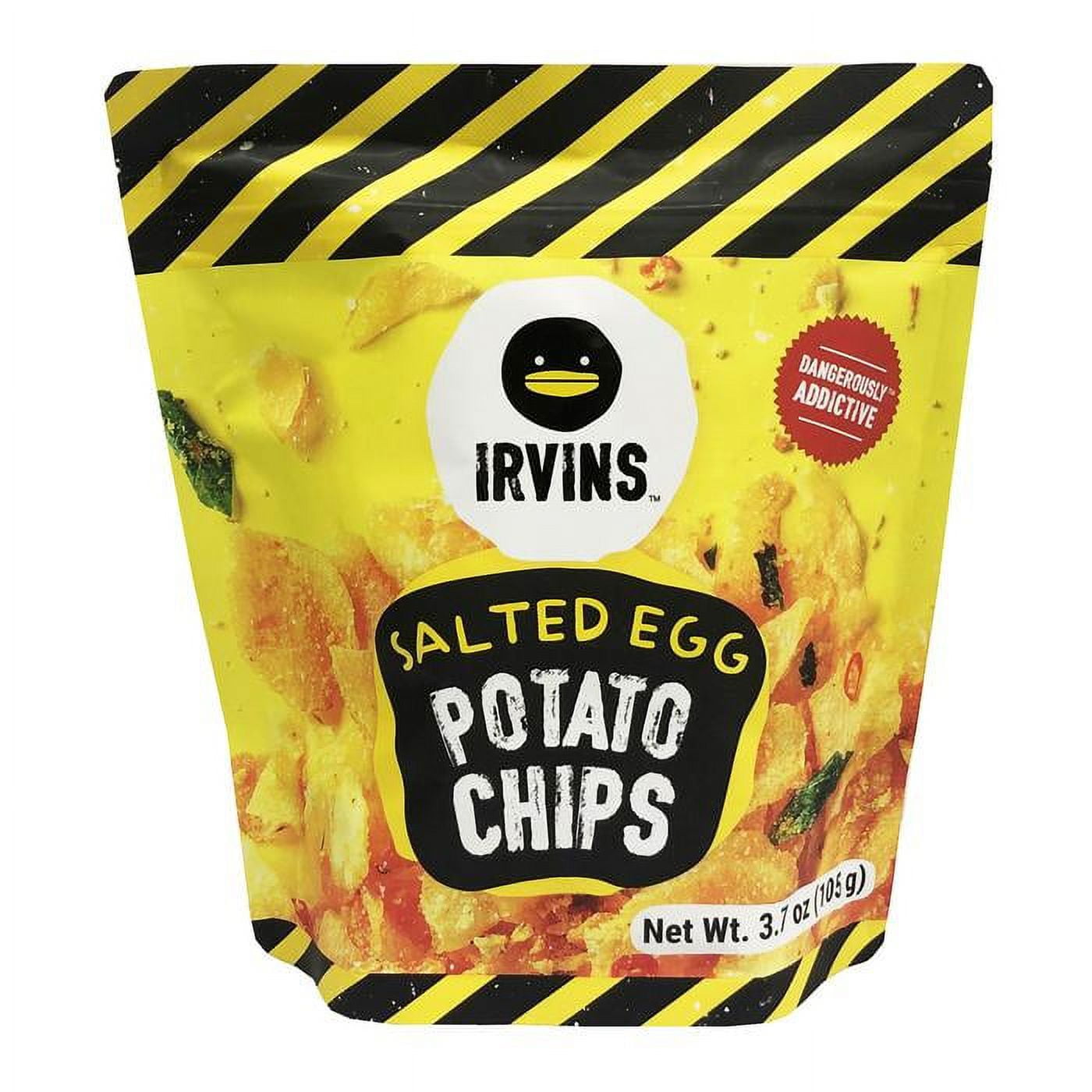 Irvins Salted Egg Potato Chip Pack; 3.7oz (105g) - Walmart.com