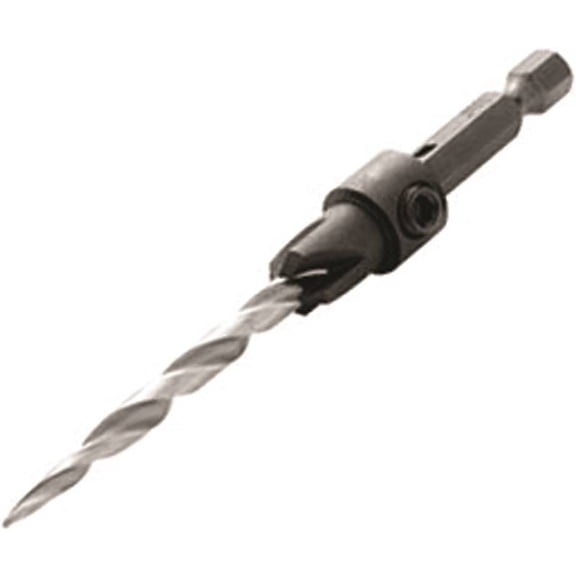 Irwin 1/4 in. Dia. High Speed Steel Wood Countersink 1/4 in. Round Shank 1 pc.