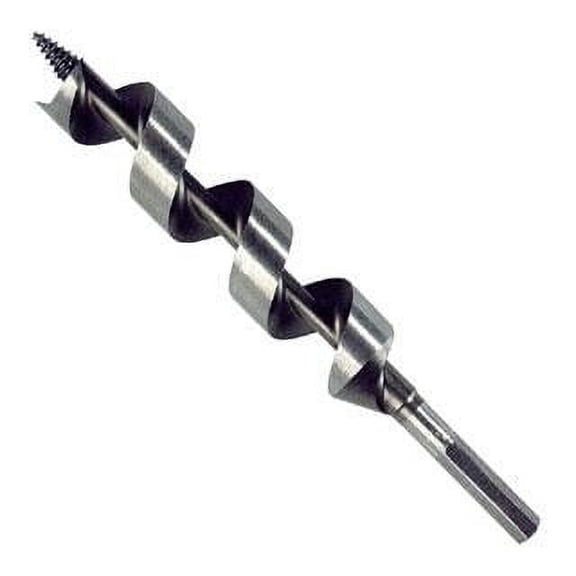 Irwin 1/4 in. Dia. x 7.5 in. L Auger Bit Carbon Steel 7/32 in. Hex Shank 1 pc.