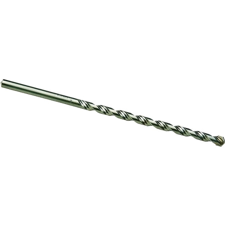 Irwin 1/4" x 12" L High Speed Steel Hammer Drill Bit 1 pc.