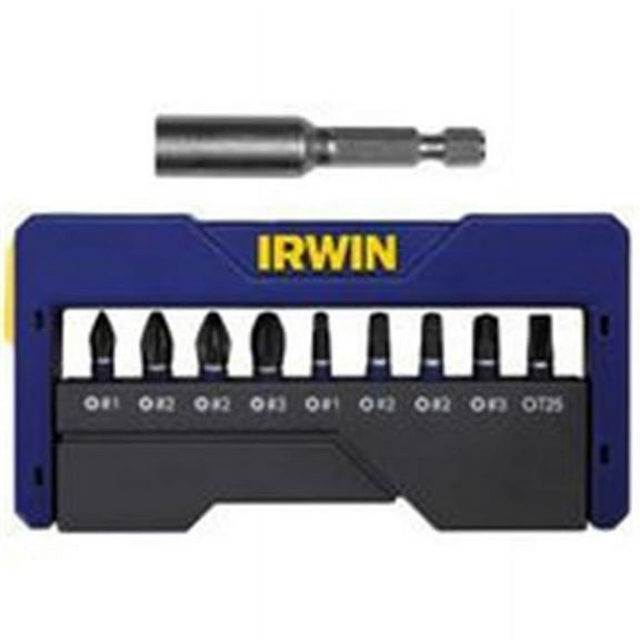 Irwin 10-Piece Insert Impact Screwdriver Bit Set