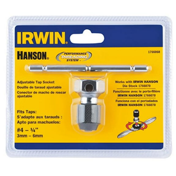 Irwin 1766068 No. 4.25 in. Self Aligning Tap Wrench