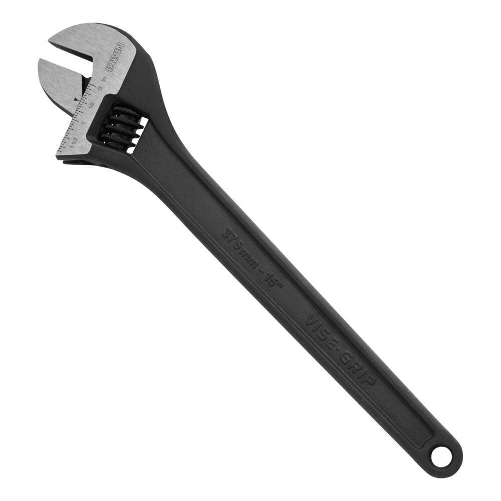 Irwin Vise-Grip 15-In Black Oxide Adjustable Wrench