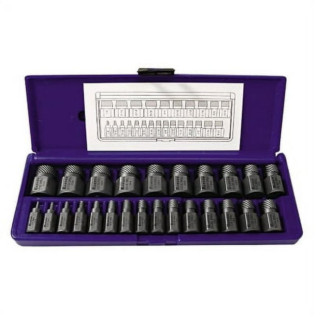 Irwin 25Pc Hex Head MultiSpline Screw Extractor 532 Series, Set (585