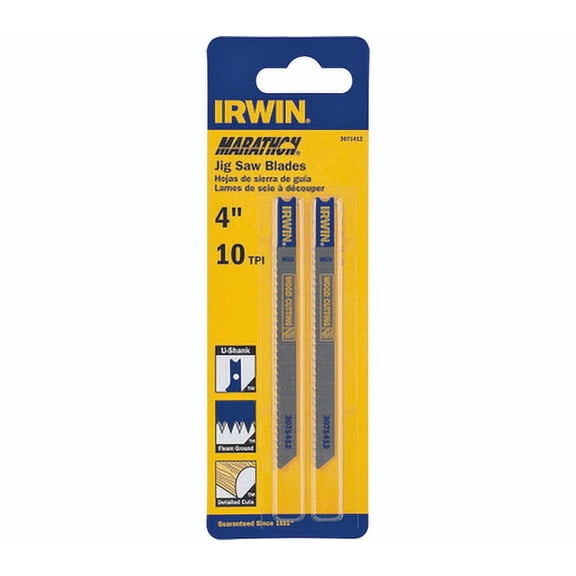 Irwin 3071412 Marathon Jigsaw Blade 4 Inch 10 Tooth Carbon