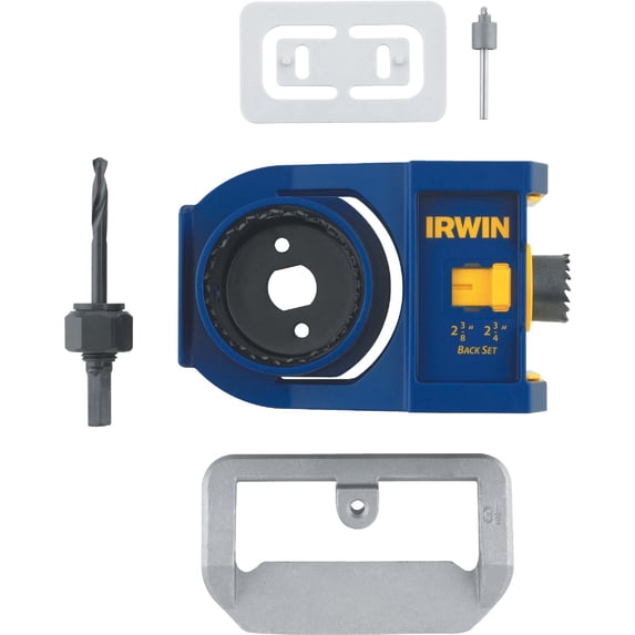 Irwin 3111001 Wooden Door Lock Installation Kit — Residential Use, Standard Application