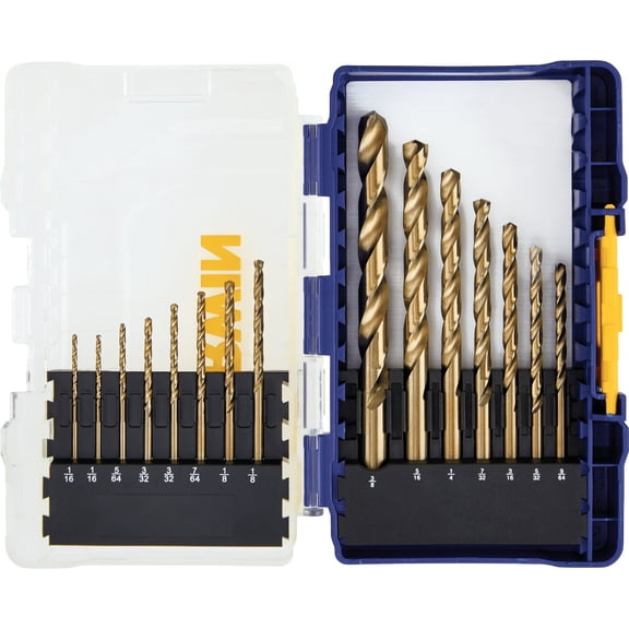Irwin 316015 15 Piece Cobalt Drill Bits