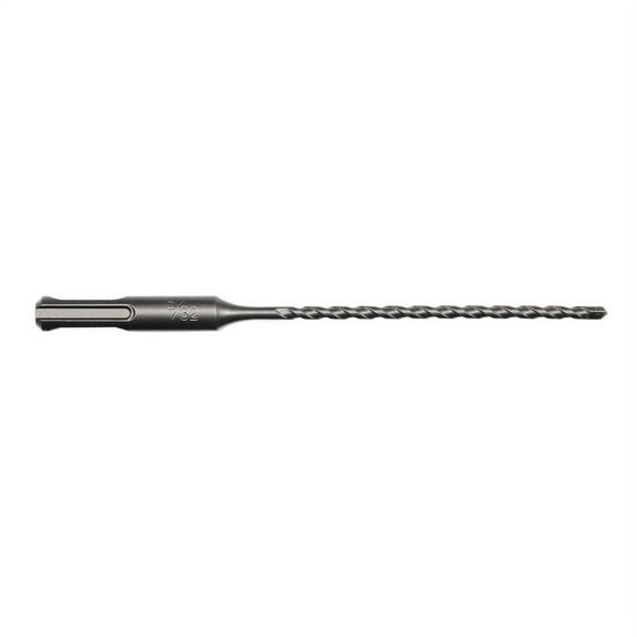Irwin 322002 Hammer Drill Bit, 5/32 in Dia, 6 in OAL, Twist Flute, 1-Flute, 2 in Dia Shank, SDS Plus Shank