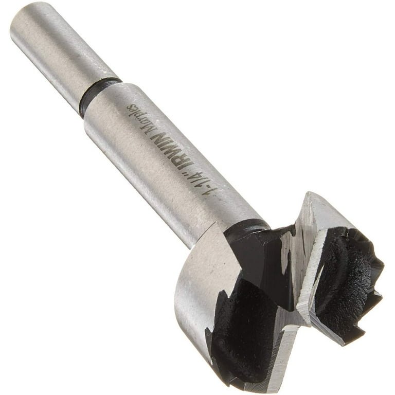Irwin 42920 1 1 4 Inch by 3 8 Inch Shank Forstner Bit Walmart