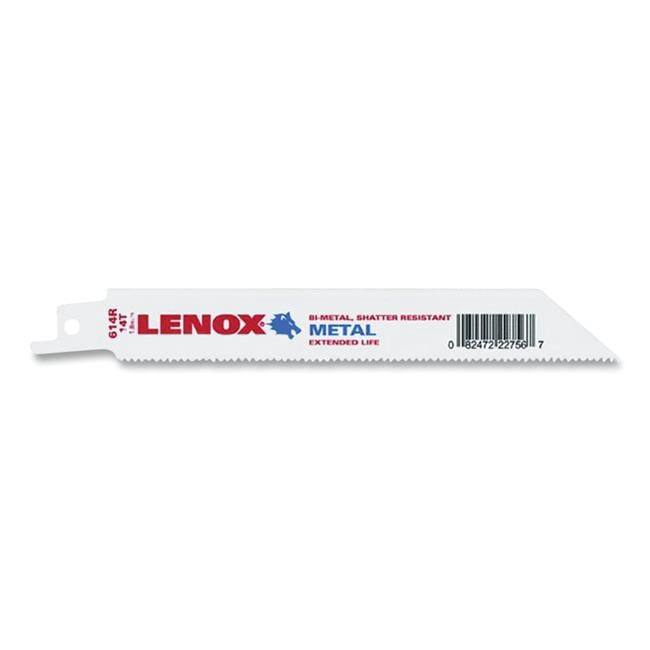 Irwin 433-22756OSB614R 6 x 0.75 in., 0.035 in. Thick, 14 TPI, Metal Cutting Reciprocating Saw Blade - Pack of 50