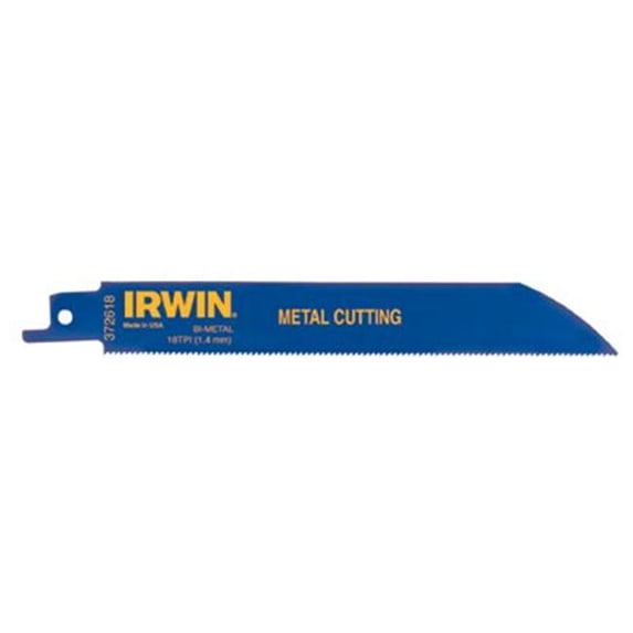 Irwin 585-372818P5 Irwin 8 Inch Reciprocating Saw Blade 18 Tpi 5 Pack