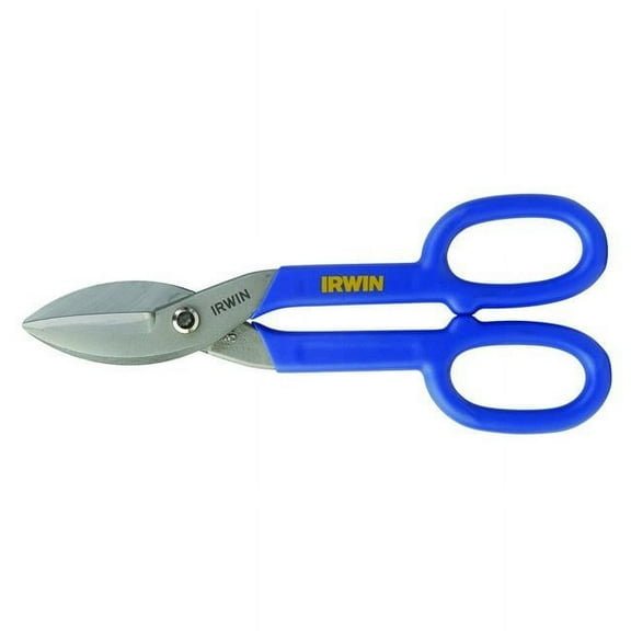 Irwin 7 in. Steel Flat Blade Tinner Snips 24 Ga. 1 pk