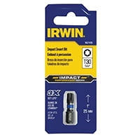 IRWIN 1837410 Power Bit, T30 Drive, Torx Drive, 1/4 in Shank, Hex Shank, S2 Steel 5 Pack