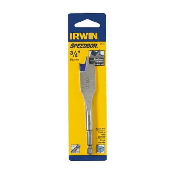 Irwin 87912 Speedbor 3/4 By 4 Inch Flat Wood Boring Spade Bit,Each