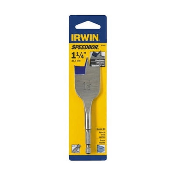 Irwin 87920 Speedbor 1-1/4 By 4 Inch Flat Wood Boring Spade Bit