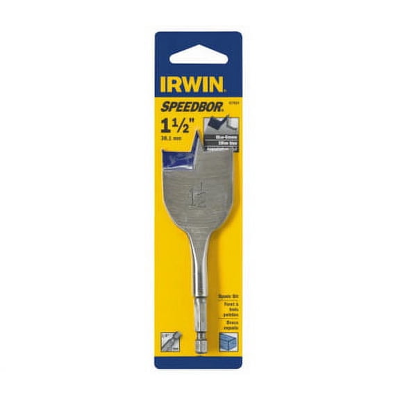 Irwin 87924 Speedbor 1-1/2 By 4 Inch Flat Wood Boring Spade Bit