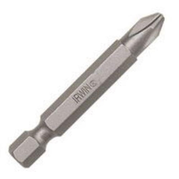 Irwin 93049 Power Bit, NO 3, Phillips, 3 in OAL, High Grade S2 Tool Steel