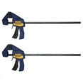 thumbnail image 1 of Irwin Quick-Grip 12" One-Handed Mini Bar Clamps, 2pk Light-Duty, 1 of 6
