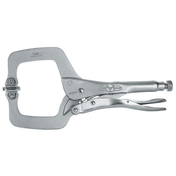 Irwin/Hanson 11SP 11" Regular Tip Locking C-Clamp with Pads