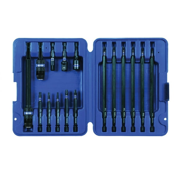 Irwin Hanson 1840320 16-Piece Impact Automotive Bit Set