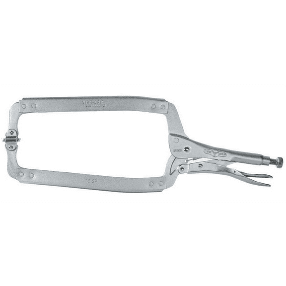 Irwin/Hanson 18SP 18" Locking C-Clamp with Swivel Pads