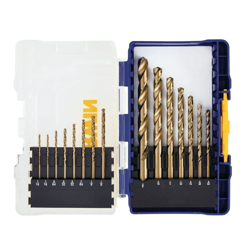 Irwin/Hanson 316015 15 Piece Cobalt Drill Bit Set