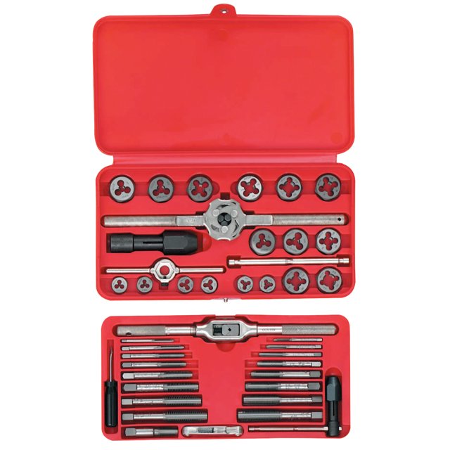 Irwin Hanson 41pc Machine Screw / Fractional Tap & Hex Die Set