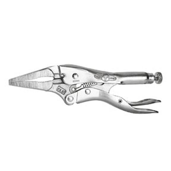 Irwin/Hanson 4LN Vise-Grip Long Nose Locking Pliers w/ Wire Cutters - 4"