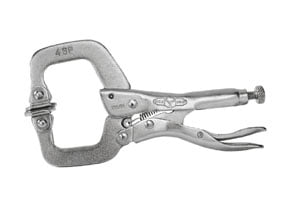 Irwin/Hanson 4SP 4" Locking C-Clamp with Swivel Pads