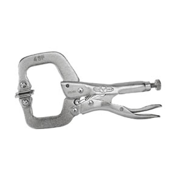 Irwin/Hanson 4SP 4" Locking C-Clamp with Swivel Pads