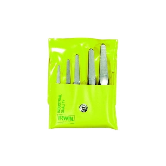Irwin/Hanson 53635 5pc Straight Flute ST-1 -ST-5 Screw Extractor Set Carded