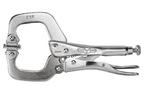 Irwin/Hanson 6SP 6" Locking C-Clamp with Swivel Pads