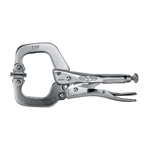 Irwin/Hanson 6SP 6" Locking C-Clamp with Swivel Pads
