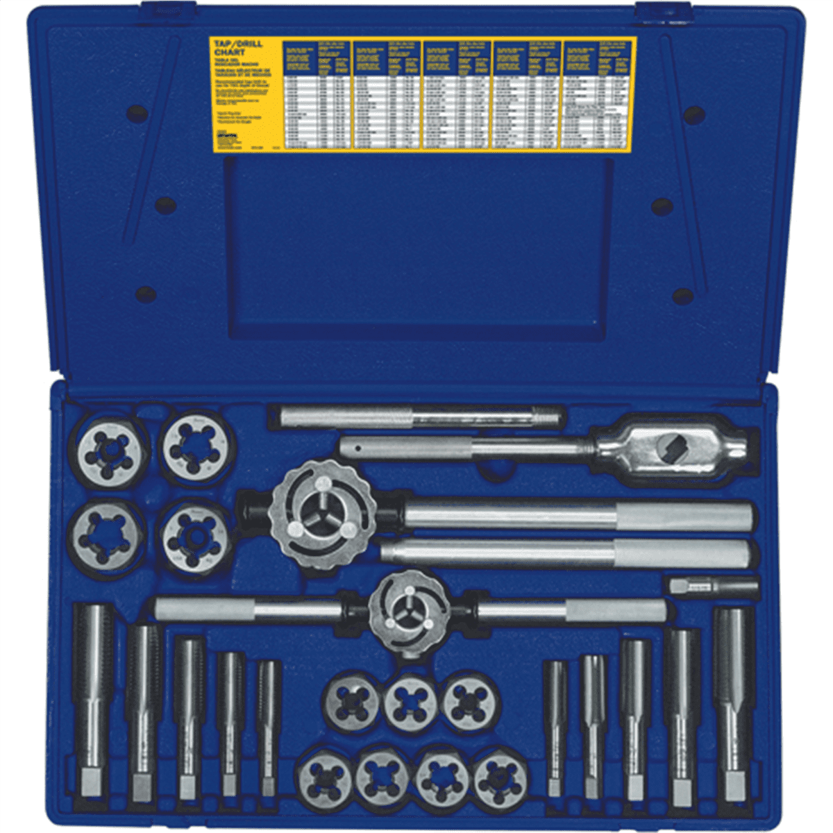 Irwin Industrial Tap and Die 25Pc Set Fractional Hex