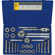 Irwin Industrial Tap and Die 25Pc Set Fractional Hex
