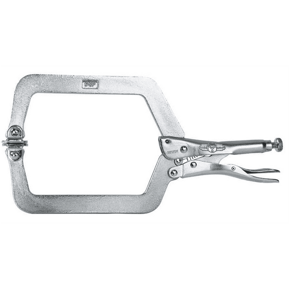 Irwin/Hanson 9SP C-Clamp Locking Pliers with Swivel Pads - 9"
