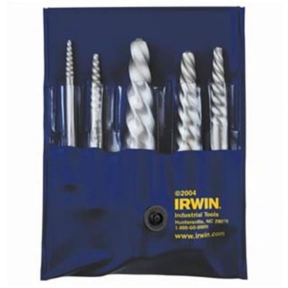 Irwin Hanson AHN-53545 Spiral Flute Screw Extractors