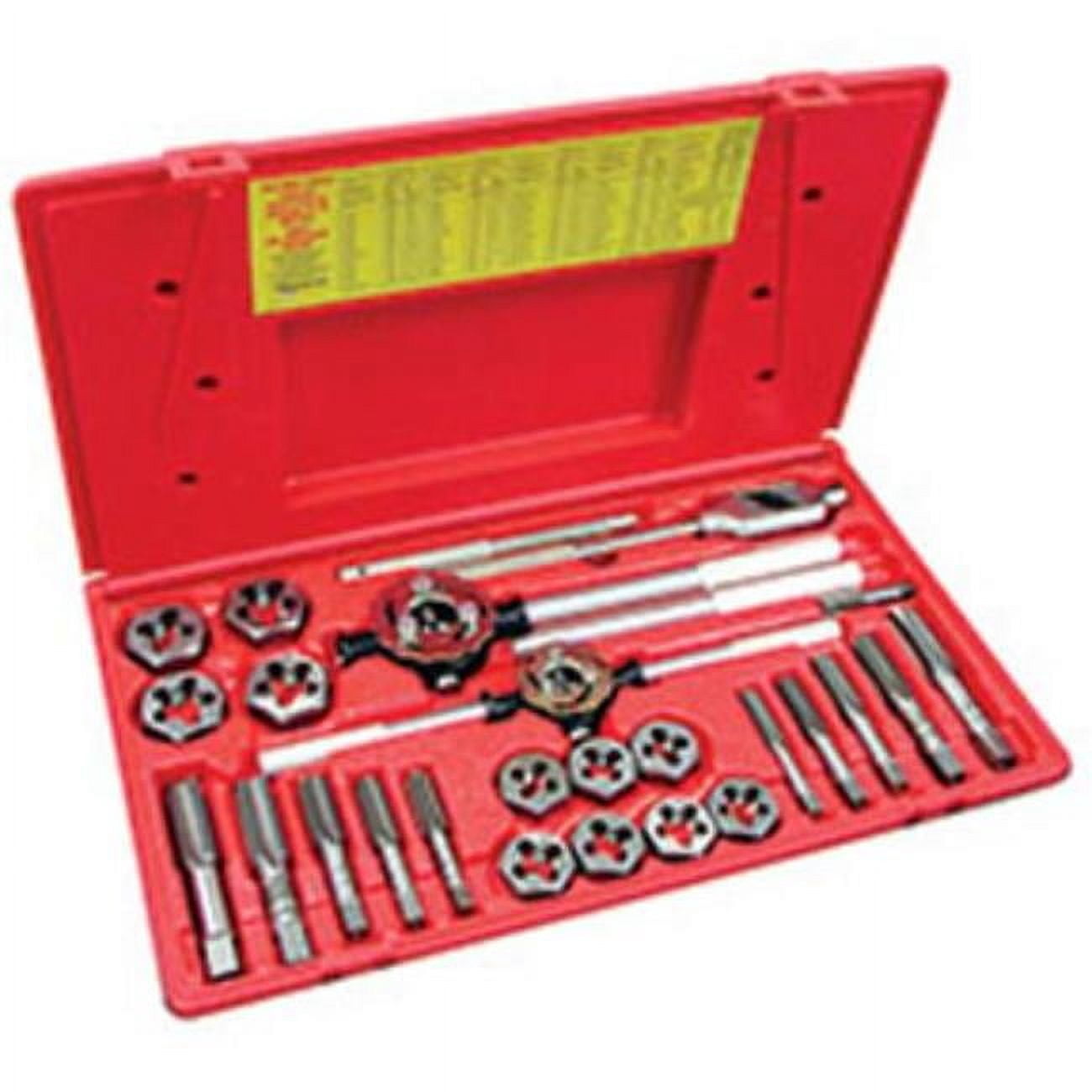 Irwin Hanson AHN-97094ZR Fractional Tap & Hex Die Set - 25 Piece