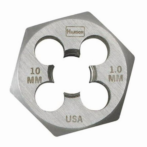 Irwin Hanson Die 12mm-1.75 1 Hex Hanson - Metric Thread Die