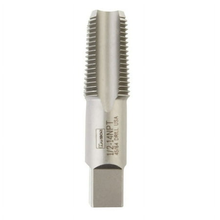 Irwin Hanson High Carbon Steel SAE Pipe Taper Tap NPT 1/2 in. - 14 1 pc.