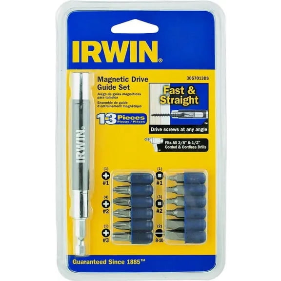 Irwin IWAF1213 Drive Guide Set Magnetic, Each