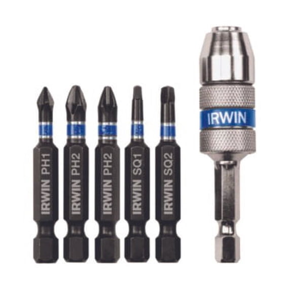 Irwin IWAF1306 6 Piece Impact Driver Quick Change Guide Set