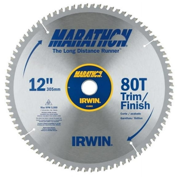 Irwin Industrial Tool 12in. 80 T Circular Saw Blade