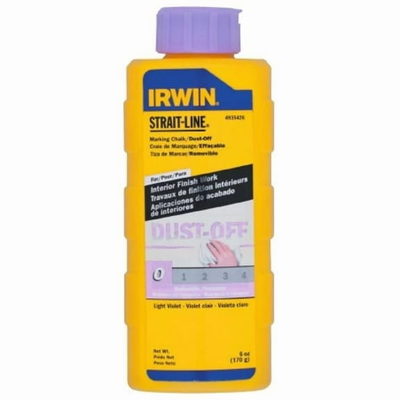 Irwin Industrial Tool 6 Oz Light Violet Strait Line Chalk