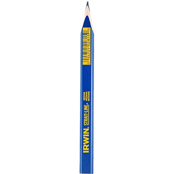 Irwin Industrial Tool 72 Count Medium Strait-Line Carpenters Pencils 66305SL - Pack of 72